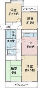 サンハイツ小幡の間取り画像