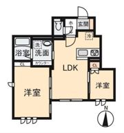 クレールムサシの間取り画像
