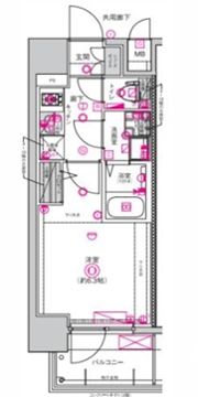CREST TAPP庄内の間取り画像