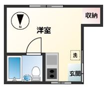 クレストほなみの間取り画像