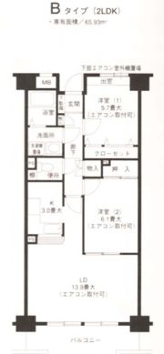 ピュアフィールド新横浜の間取り画像