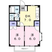 コーポ福の間取り画像