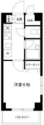 サンテミリオン恵比寿の間取り画像