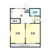 星田コーポの間取り画像