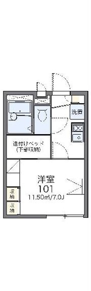 レオパレスJokerの間取り画像