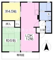 レトア・アンシャンテB棟の間取り画像