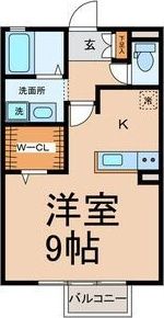 セジュール松ケ枝の間取り画像