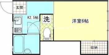 メゾン汐入の間取り画像