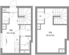 貸マンション 江東区佐賀2丁目の間取り画像