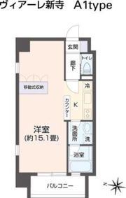 ヴィアーレ新寺の間取り画像