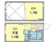 カパルアガーデン横浜反町の間取り画像