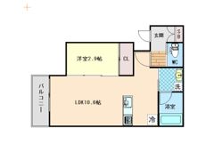 アリシア畑原通の間取り画像