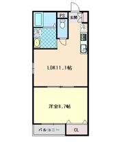 ヴィレッタ城之下の間取り画像
