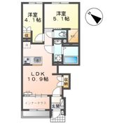 サクラリアン益城の間取り画像