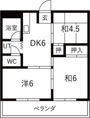 コーポ大晴の間取り画像