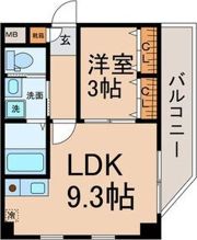 パークアベニュー東山の間取り画像