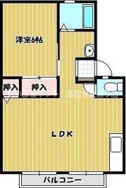 サンビレッジ弐番街A棟の間取り画像