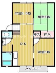 パナハイツドリーム坂出 A棟の間取り画像