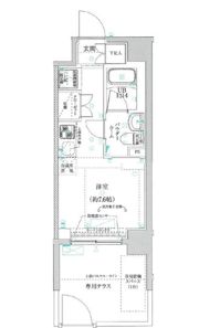クラリッサ横浜アレッタの間取り画像