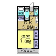 アンプルールフェール縁Ⅰの間取り画像