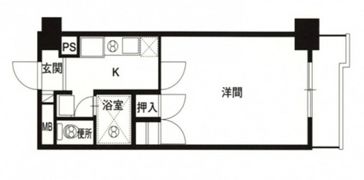 恒和レジデンスの間取り画像