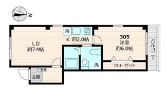 クロストーン町屋の間取り画像