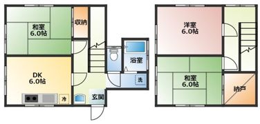 レント杉山の間取り画像