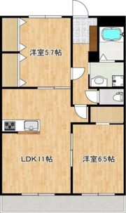 クロノス52鶴羽田の間取り画像