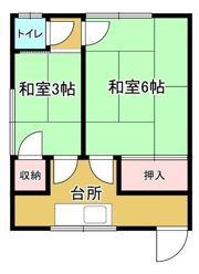 坪井アパートの間取り画像