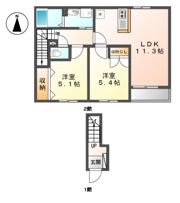 フィールドハイツの間取り画像
