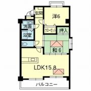 ｳｯﾄﾞﾌｫﾚｽﾄﾏﾝｼｮﾝB棟の間取り画像