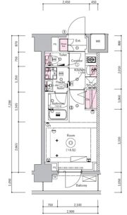 SYFORME YOKOHAMA-BANDOBASHIの間取り画像