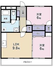 VPマンションⅢの間取り画像
