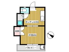 パークサイドオオカの間取り画像