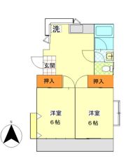 ハイツSATOの間取り画像