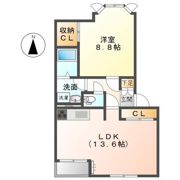 ルーラル宮前 B棟の間取り画像