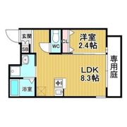 リアコート関大前Ⅱの間取り画像