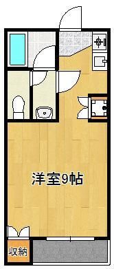 ベルシオン北九州IIの間取り画像