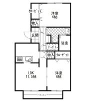 フロリアーデ梅島の間取り画像