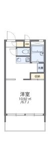 レオパレスグランドゥールⅢの間取り画像