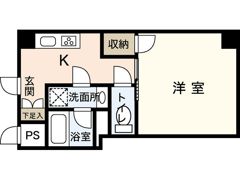 フォーチュナ上安駅前の間取り画像