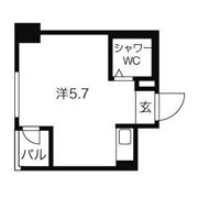 朝日プラザ長堀東パサージュの間取り画像