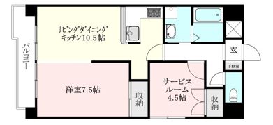 ロイヤルアネックス喜与町の間取り画像