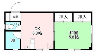 長官山ハイツの間取り画像