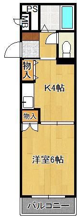 サニーベール前田の間取り画像
