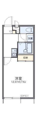 レオパレスアカシアの間取り画像