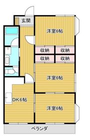 スカイビルの間取り画像