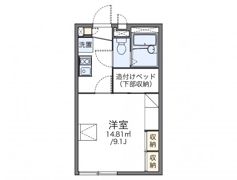 レオパレスエスカーラの間取り画像