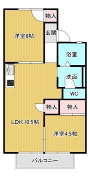 ファミール城東の間取り画像