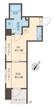 スフィア日本橋富沢町の間取り画像